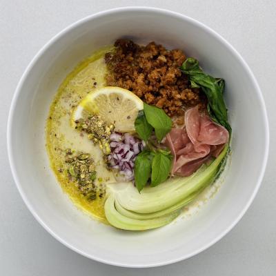 Pistacjowy Tantanmen