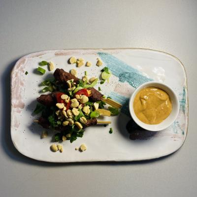 Satay z sosem orzechowym GF